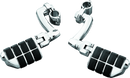 Kuryakyn Longhorn Offset Dually ISO Pegs With 1-1/4in Clamp Chrome