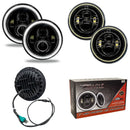 7" High Powered LED Headlights | DOT Certified Sealed Beam Replacement | Jeep Wrangler & Classic Cars