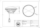 7" high powered headlights diagram with measurements