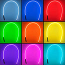 Grid view of Off-Road 6ft ColorSHIFT LED Whips showing different colors.
