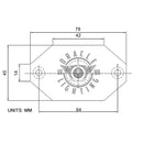 ORACLE Lighting Magnetic Rock Light Adapter - No-Drill Install (Single)