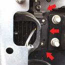 Close-up of fog light housing
