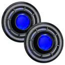 7" Oculus Headlights with blue demon eye projector.