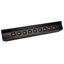 Skid plate with amber LED emitters