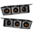 Front view of Ford Bronco Triple LED Fog Light Kit.