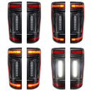 2017-2022 Ford F-250/350 Super Duty Flush Mount LED Tail Lights - Animated Turn Signals