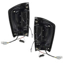 Rear view of Flush Style LED Tail Lights for 2016-2023 Gen 3 Toyota Tacoma