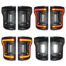 Flush Mount LED Tail Lights 2015-2020 Ford F-150 Sequential Turn Signals BLIS