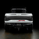Rear view of white Ford Raptor with Tinted Flush Style LED Tail Lights installed