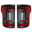 Front view of Flush Style LED Tail Lights for 2015-2020 Ford F-150