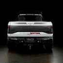 Rear view of white Ford Raptor with Flush Style LED Tail Lights installed
