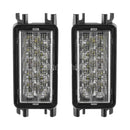 Front product view of Dual Function Amber/White Reverse LED Module for Jeep Wrangler JL Flush Tail Lights