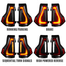 Flush Mount LED Tail Lights 2010-2023 Lexus GX460 Toyota Prado Sequential Lensless