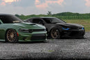 Black Camaro with blue DRLs.