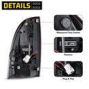 Winjet 2005-2015 Toyota Tacoma LED Sequential Tail Light w/Red Turn Signal - Chrome / Red