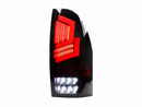 Winjet Toyota Tacoma 2005-15 Sequential Tail Lights - Black/Smoke
