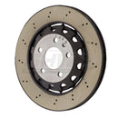 SHW 18-20 Audi RS5 2.9L (Excl Ceramic Brakes) Rear Drilled & Dimpled LW Brake Rotor (8W0615601G)