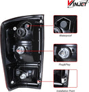 Winjet 2016-2023 Toyota Tacoma OEM Replacement Tail Lights - Chrome/Red