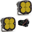 Baja Designs XL80 LED Auxiliary Light Pod Pair - Wide Cornering - Amber
