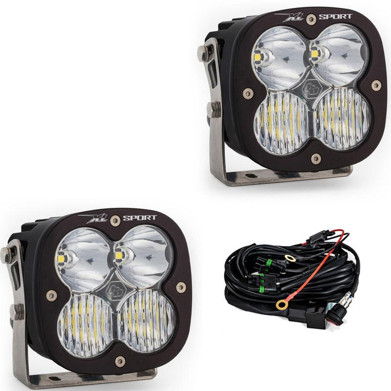 Baja Designs XL Sport LED Auxiliary Light Pod Pair - Driving Combo - Clear