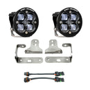 Baja Designs Jeep JL/JT Squadron-R SAE Fog Pocket Light Kit - Jeep 2020-2025 Gladiator; 2018-2025 Wrangler JL; NOTE: w/ OE Sport Bumper