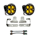 Baja Designs Jeep JL/JT Squadron-R SAE Fog Pocket Light Kit - Amber
