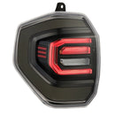AlphaRex 25-26 Toyota 4Runner NOVA-Series Prismatic LED Tail Lights Black Clear