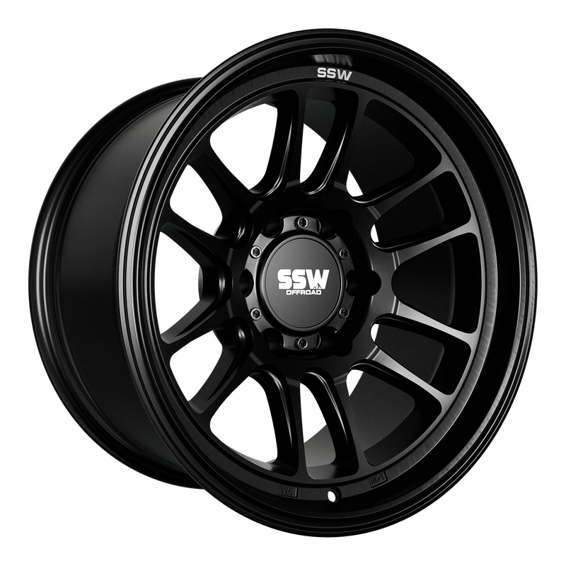 RAPTOR / MATTE BLACK / 17X9.0 -12