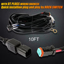 5D-PRO Series 12 Inch/22 Inch/32 Inch/42 Inch/52 Inch Spot LED Light Bar with 5D Projectors