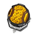 V-ULTRA Series | 5 Inch 172W LED Side Shooter Amber Pod Lights with Amber DRL