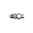 DeatschWerks 6AN Male Flare to 5/16in Hardline Compression Adapter - Anodized Matte Black