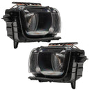 Angled view of 2010-2013 Chevrolet Camaro Non RS Pre-Assembled Headlights - Dynamic ColorSHIFT