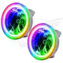 Chevrolet Camaro fog lights with ColorSHIFT LED halo rings.