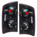 Rear view of 2007-2008 Dodge Ram 1500/2500/3500 Pre-Assembled Tail Lights