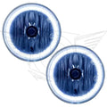 2007-2009 Jeep Compass Pre-Assembled Halo Fog Lights with white LED halo rings.