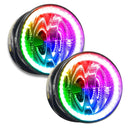Lincoln Navigator fog lights with ColorSHIFT LED halo rings.