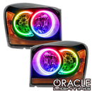 2004-2006 Dodge Durango Pre-Assembled Halo Headlights - Black Housing