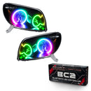 ORACLE Lighting 2003-2005 Toyota 4-Runner Pre-Assembled Halo Headlights - Black Housing - Non HID