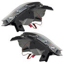 Rear view of 2013-2014 Dodge Dart Pre-Assembled Headlights - Black Housing (HID Style)