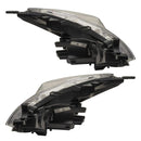 Side view of 2010-2012 Nissan Altima Coupe Pre-Assembled Halo Headlights