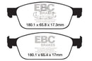EBC 12-18 Ford Focus ST Bluestuff Front Brake Pads