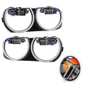2015-2023 Dodge Challenger Pre-Installed Halo Headlight Bezels - ColorSHIFT Halos with RF Controller.