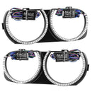 2015-2023 Dodge Challenger Pre-Installed Halo Headlight Bezels - ColorSHIFT Halos