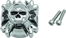 Kuryakyn Replacement Zombie Grip Emblems Without Throttle Boss Chrome