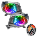 2005-2011 Toyota Tacoma Pre-Assembled Halo Headlights with RF Controller.