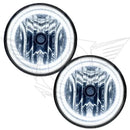 2008-2011 Ford Ranger Pre-Assembled Halo Fog Lights with white LED halo rings.