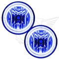 2008-2011 Ford Ranger Pre-Assembled Halo Fog Lights with blue LED halo rings.