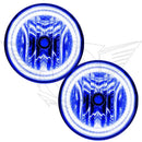 2008-2011 Ford Ranger Pre-Assembled Halo Fog Lights with blue LED halo rings.