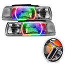 2000-2006 Chevy Tahoe Pre-Assembled Headlights with RF Controller.