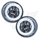 2004-2015 Nissan Titan Pre-Assembled Fog Lights with white LED halo rings.